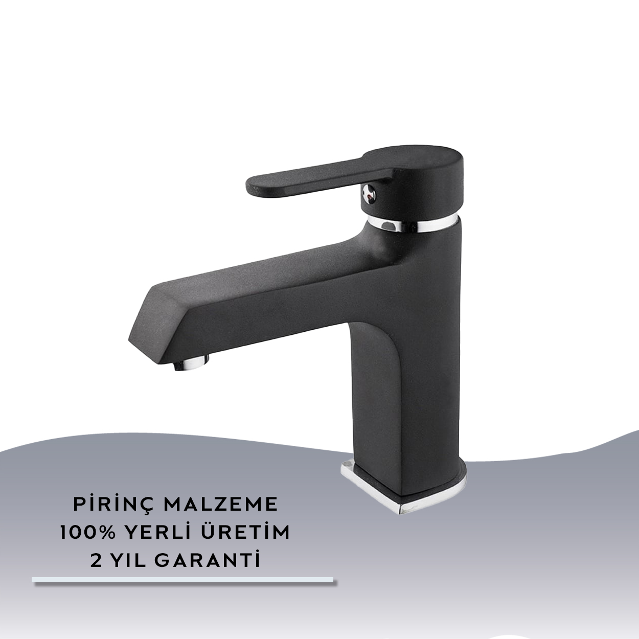 İGK YAPI – KARE KST30009-K Stil Lavabo Bataryası