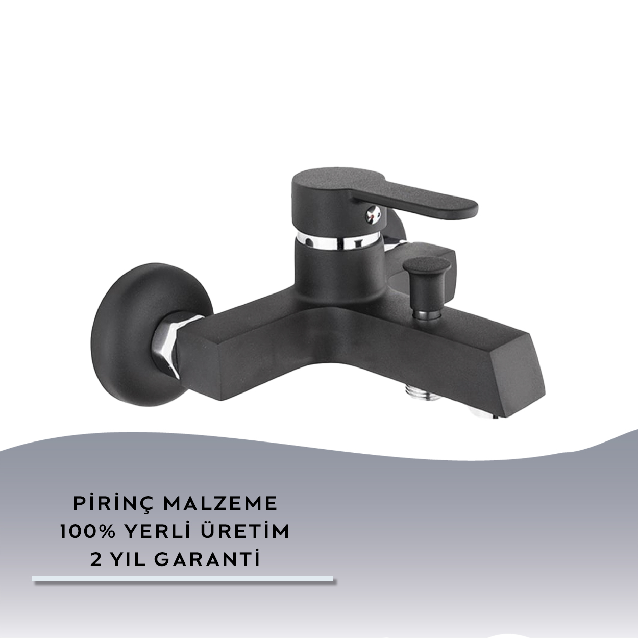 İGK YAPI – KARE KST30012-K Stil Banyo Bataryası